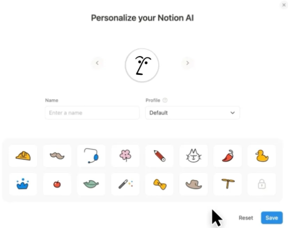 Notion AI UI展示