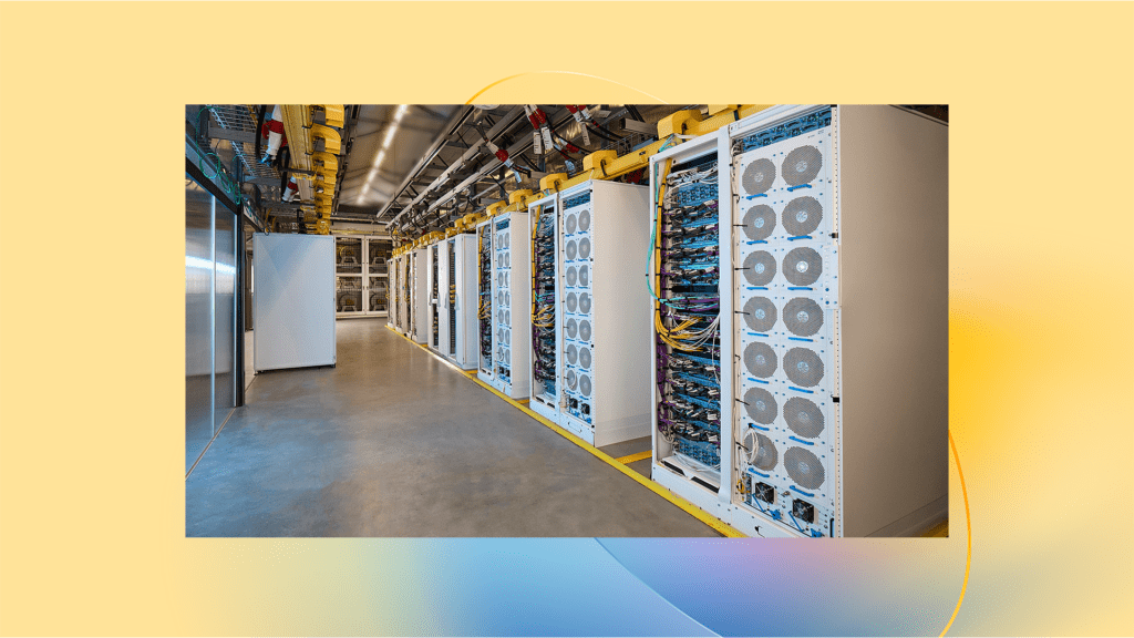Datacenter server racks.