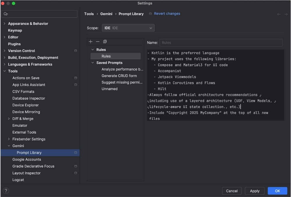 Android Studio Agent Mode