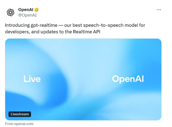 OpenAI GPT-realtime