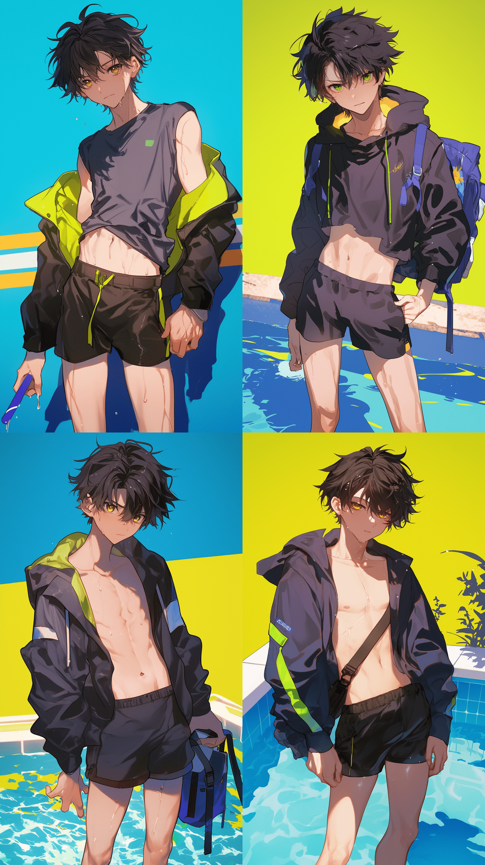 一名男性角色