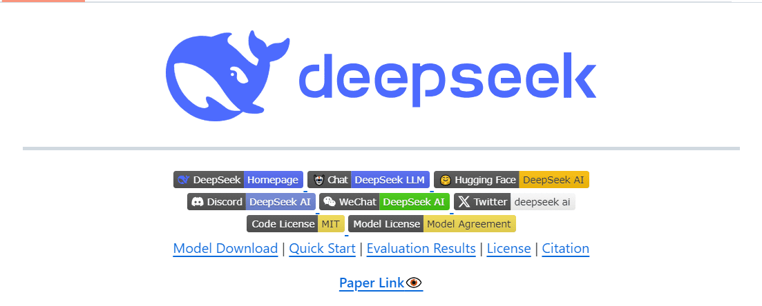 DeepSeek开源地址