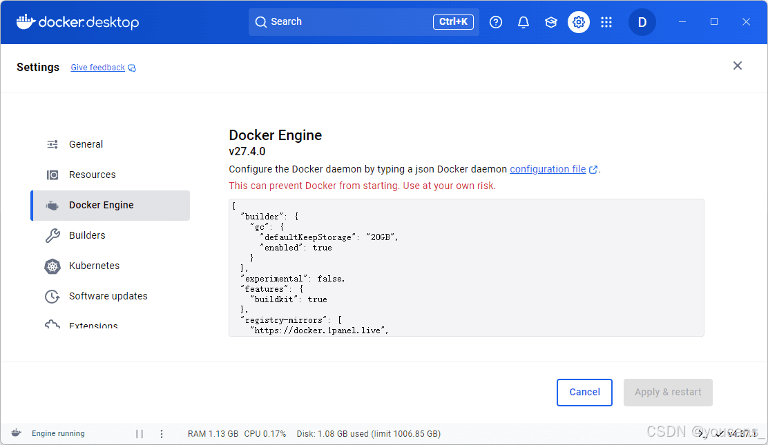 配置 Docker 镜像源