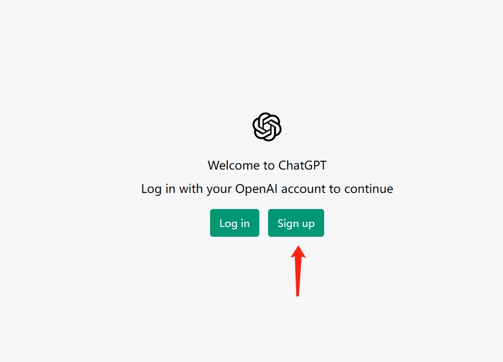 ChatGPT登录页