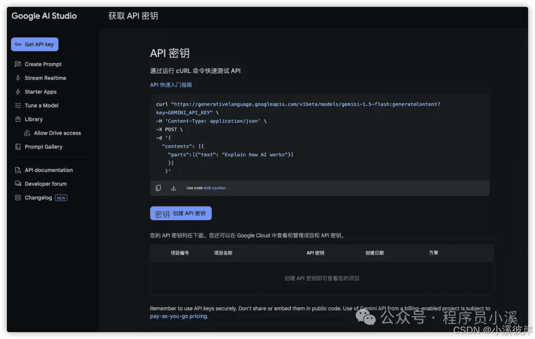 API Key 申请