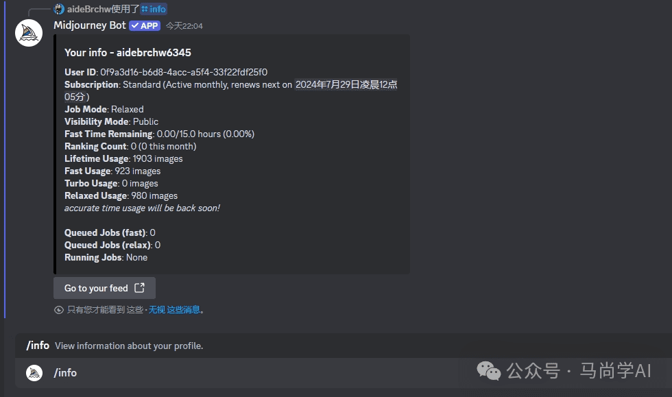 info示例