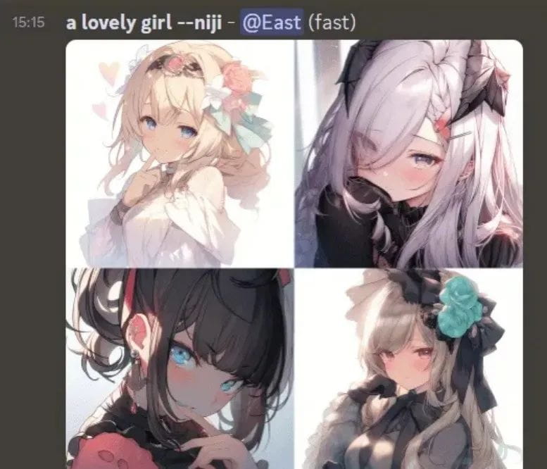 可爱的动漫女孩
