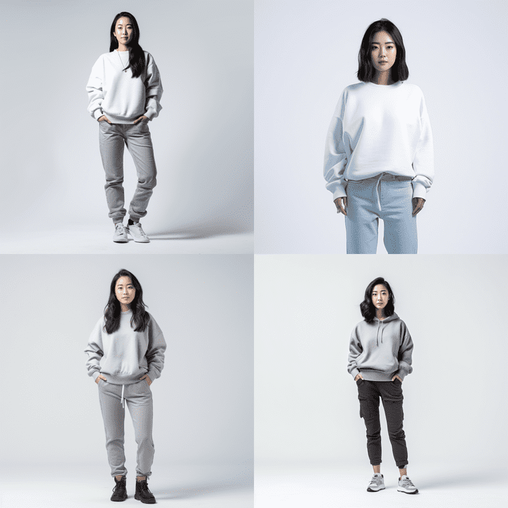 中国女模特