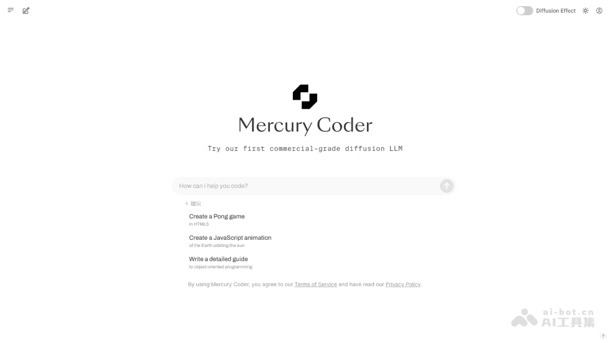 Mercury Coder
