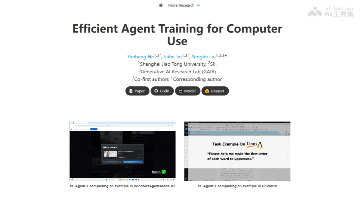 PC Agent-E