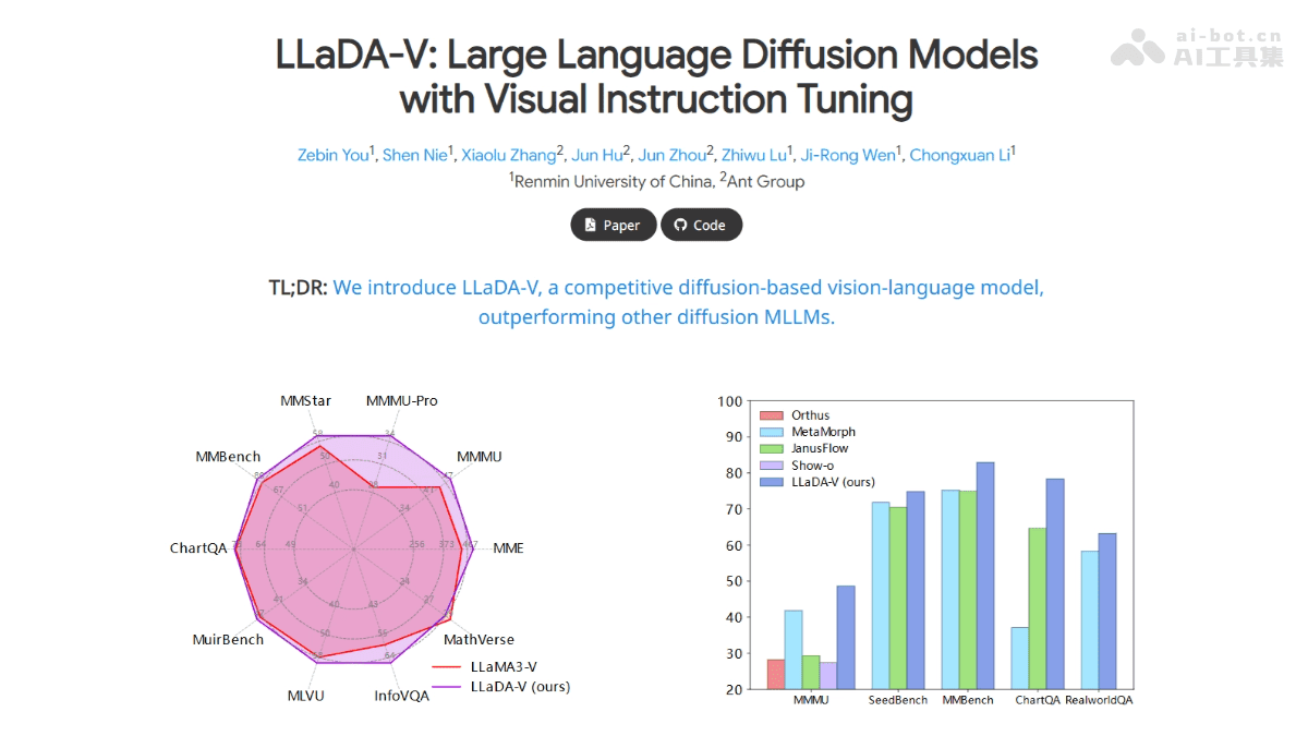 LLaDA-V
