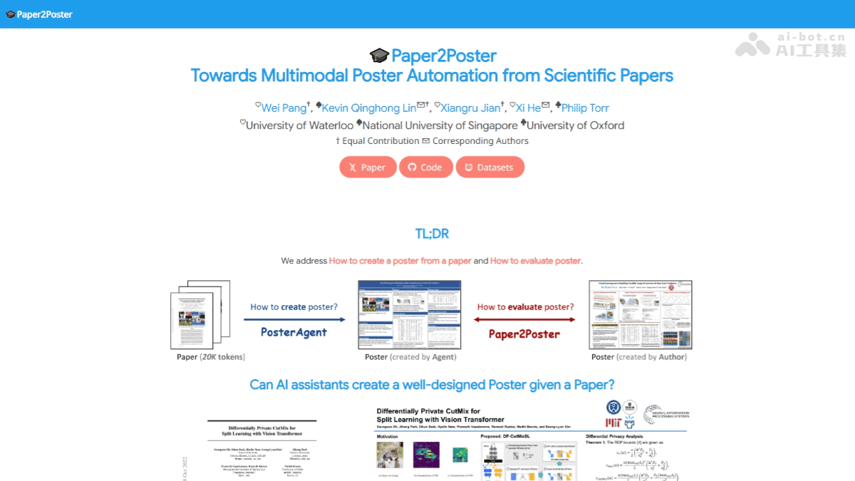 Paper2Poster