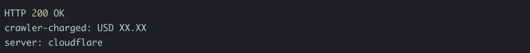 HTTP 200 OK 响应确认收费