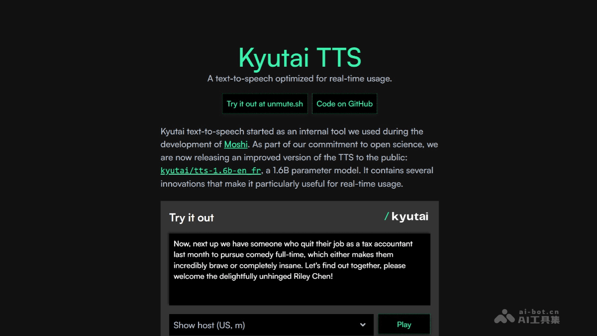 Kyutai TTS