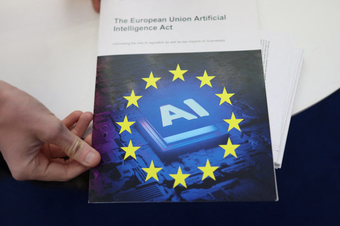Brochure on the European Union Artificial Intelligence Act.